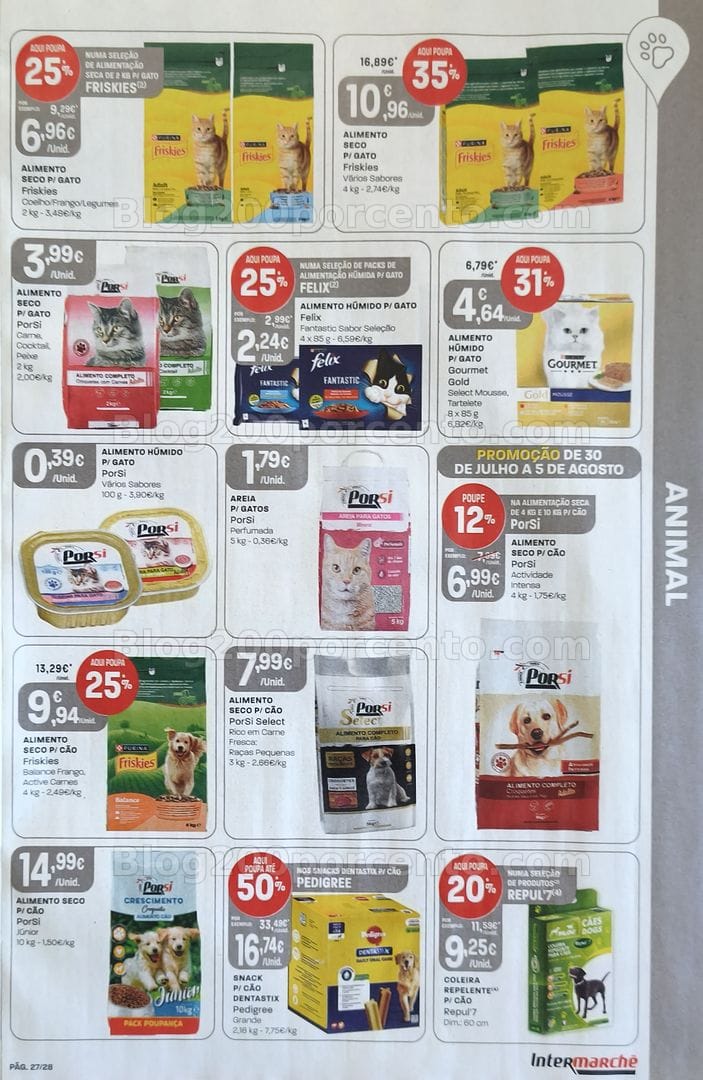 Antevisão Folheto INTERMARCHÉ Contact Promoções de 30 julho a 5 agosto